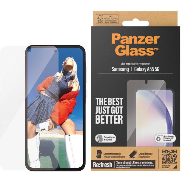 PanzerGlass Screen Protector Samsung Galaxy A55 5G - Ultra-W