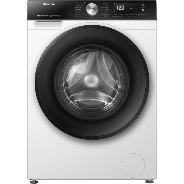 Hisense WF3S8043BW3 - Frontbetjent vaskemaskine