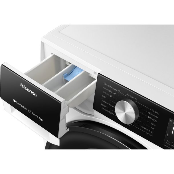 Hisense WF3S8043BW3 - Frontbetjent vaskemaskine