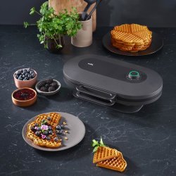 Wilfa Joy WM5DB-200, sort - Vaffeljern - dobbelt