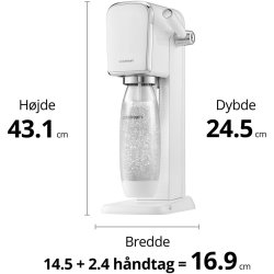 Sodastream ART hvid - Kulsyremaskine