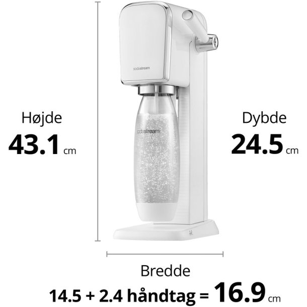 Sodastream ART hvid - Kulsyremaskine