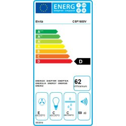 Elvita CSF1600V - Skabsintegreret emhtte