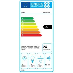 Elvita CSF2620X - Skabsintegreret emhtte