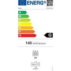 Elvita CWC3341S - Fritstende vinkleskab