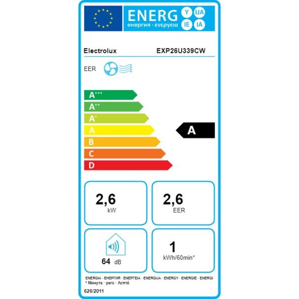 Electrolux EXP26U339CW - Mobile airconditions