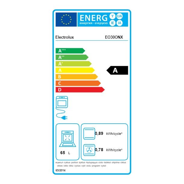 Electrolux EO30ONX - Ovn til indbygning