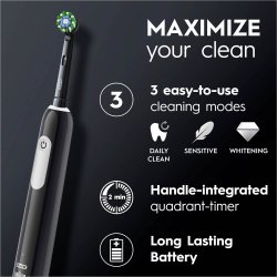 Oral-B Pro1 Black inkl. rejseetui - El-tandb�rste