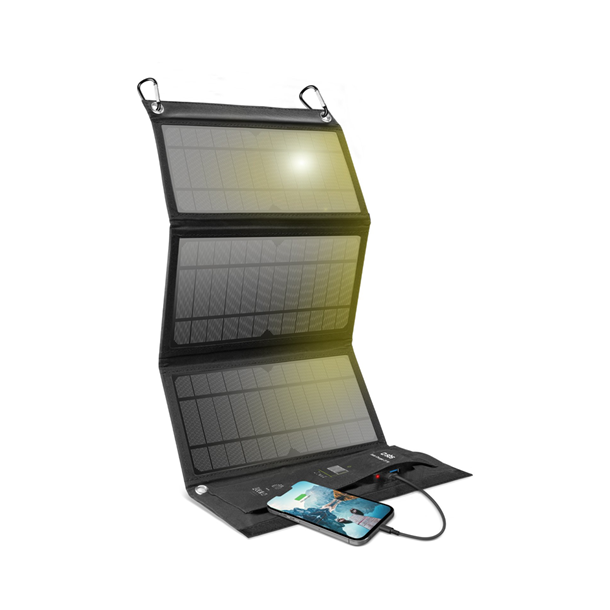 SBS Transportabel oplader med solceller, 21W