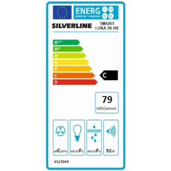 Silverline SM 4261-90 HV Luka 60 cm - Loftsintegreret emhtte