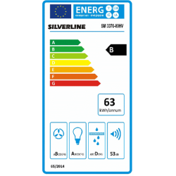 Silverline SM 3370-80 SR - Skrtstillet emhtte
