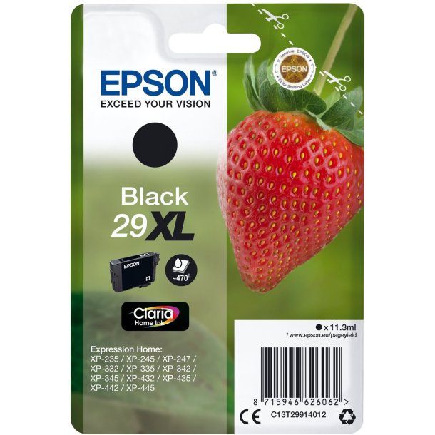 Epson Black Inkjet Cartridge No.29XL - Blkpatron