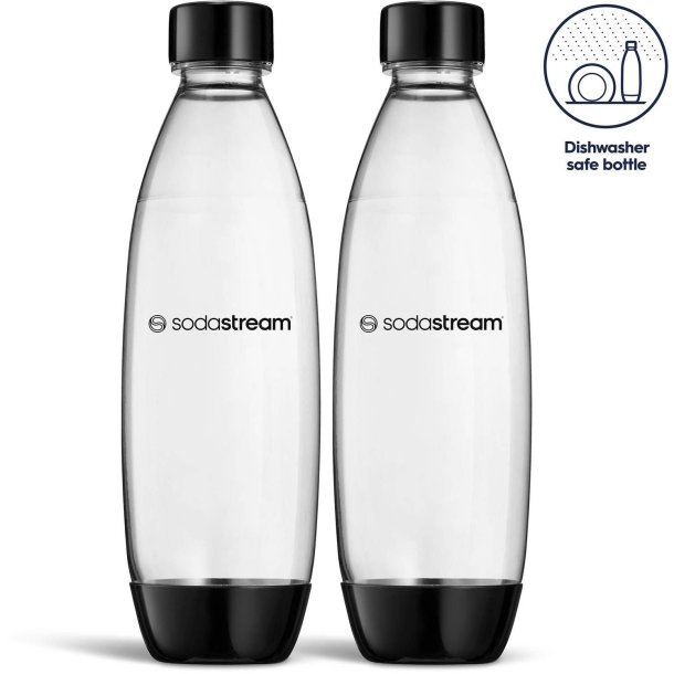 Sodastream Twinflaske 1L fuse DWS - Flaske 2-pak