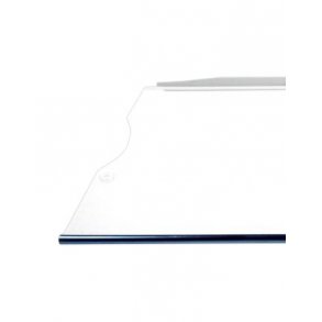 Glashylde til Liebherr klefryseskab med forkantliste