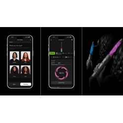 Dyson Airwrap id multistyler og h�rt�rrer - Curly+Coily (Ceramic Pink)