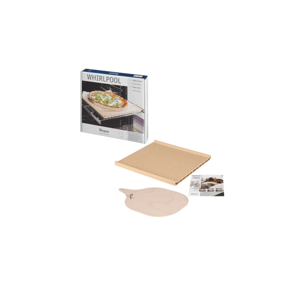 Pizzasten med pizzaspade og kogebog