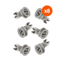 Kurvehjul til Asko opvaskemaskine verst 8 stk