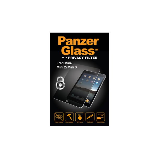 PanzerGlass skærmbeskyttelse - Apple iPad Mini/Mini2 og Mini3 Privacy