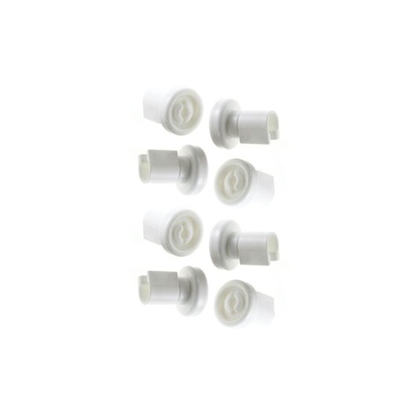 Kurvehjul til Aeg Electrolux opvaskemaskine 8 stk verst