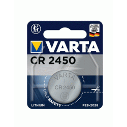 Knapcellebatteri Lithium CR2450