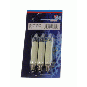 Skaftpre E10 til julebelysning 