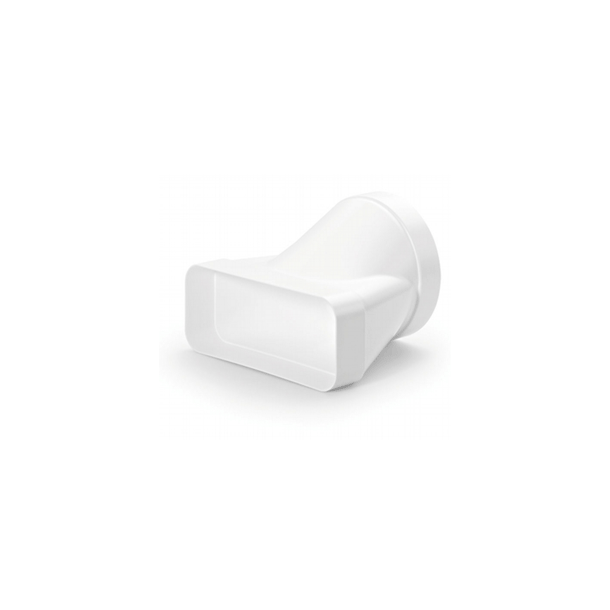  PVC adapter fra rund til flad (rektangulr)