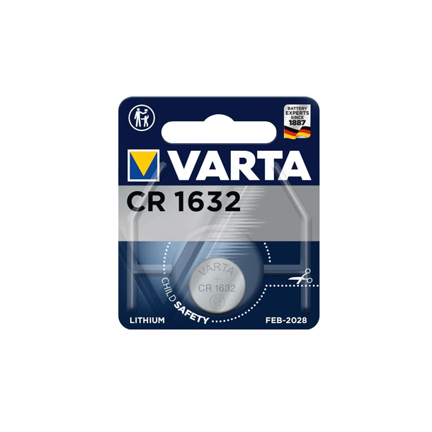 Varta CR1632 knapcelle batteri LITHIUM 3V-135MAH