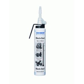 Varmebestandigt silikone lim sort